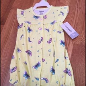 Baby girl rainbow romper